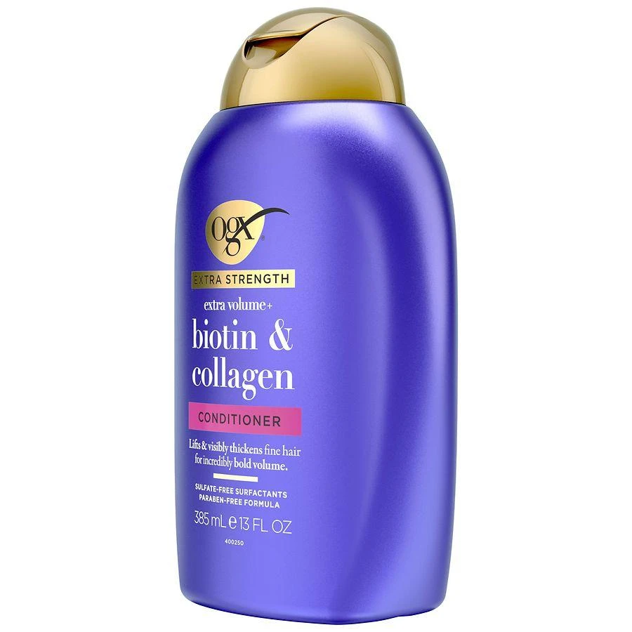 OGX Thick 
Full + Biotin 
Collagen Extra Strength Volumizing Conditioner 3