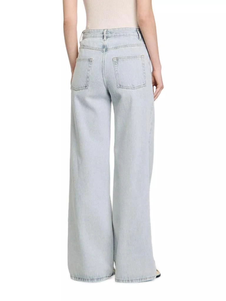 Sandro Jeans with Rhinestone Stripes 4