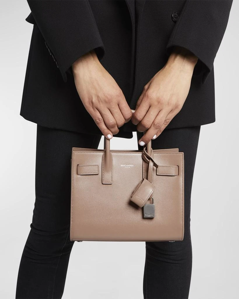 Yves Saint Laurent Sac De Jour Nano Top-Handle Bag in Smooth Leather 5
