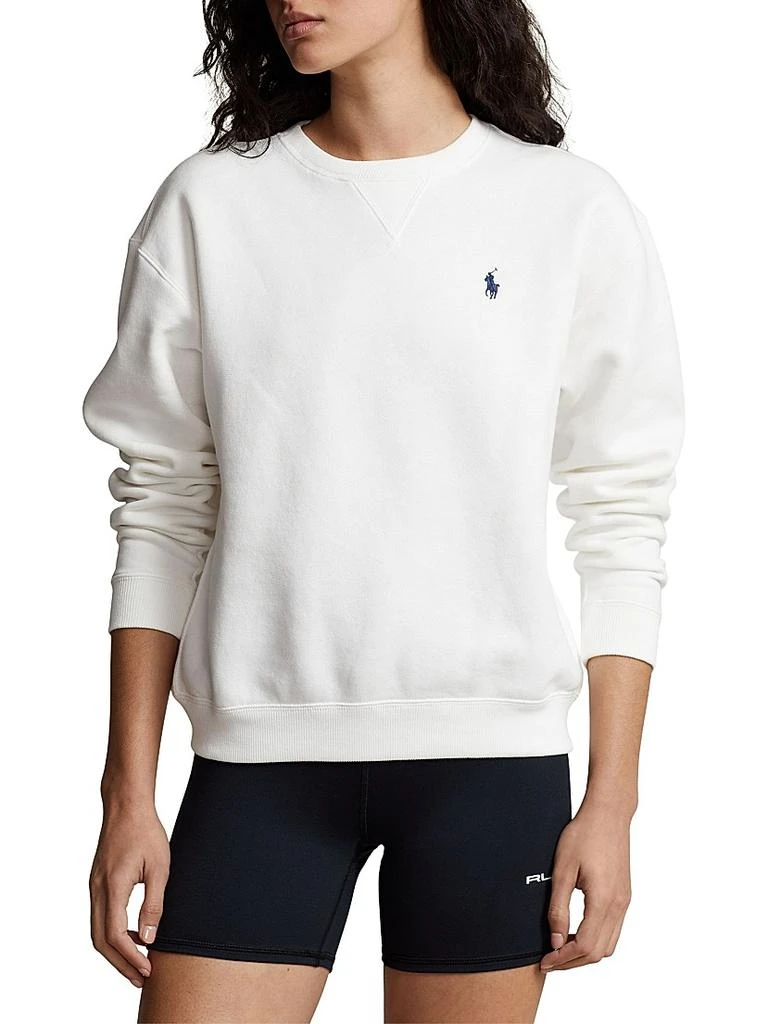 Ralph Lauren Embroidered Logo Fleece Crewneck Sweatshirt 3