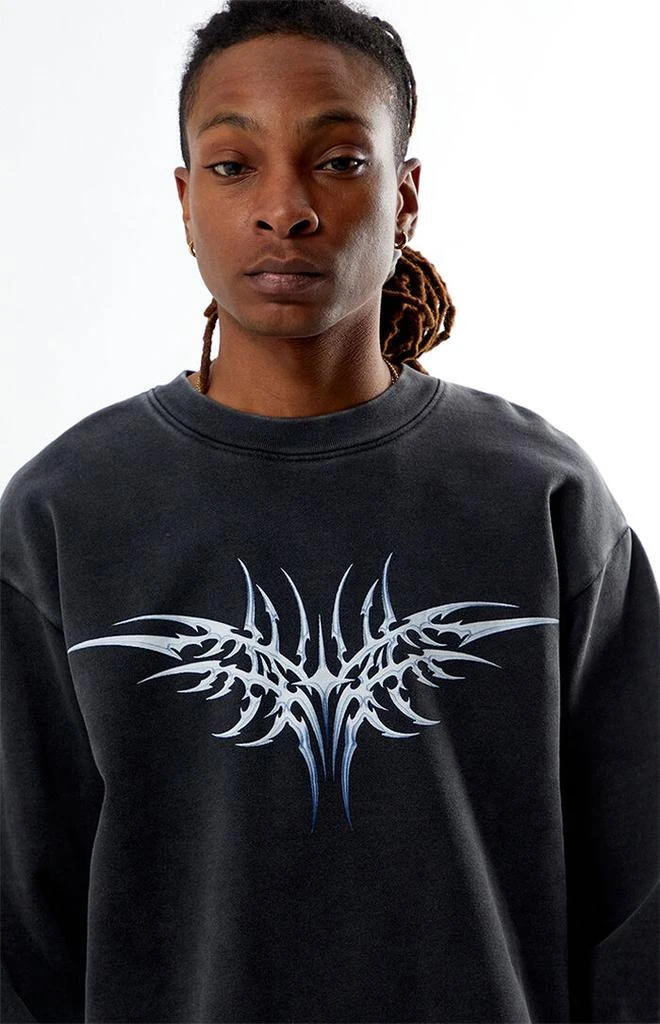 PacSun Cyber Wings Crew Neck Sweatshirt 3