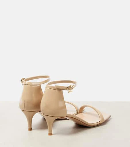 Gianvito Rossi Pat 55 leather sandals 2