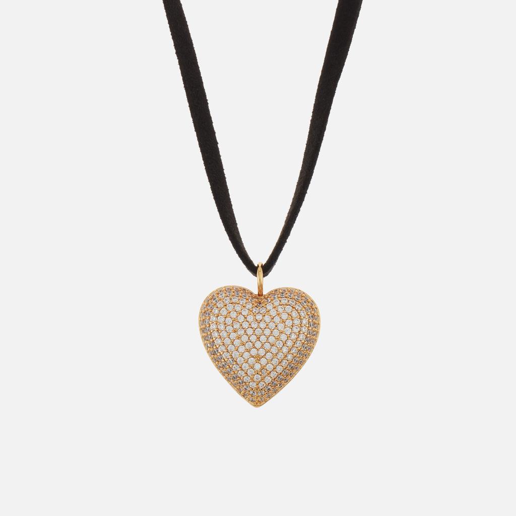 Crystal Haze Crystal Haze Queen of Hearts Pendant Gold-Plated Necklace