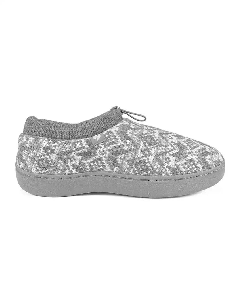 Heat Holders Women's Emma Fair Isle Knit Drawstring Slippers 3