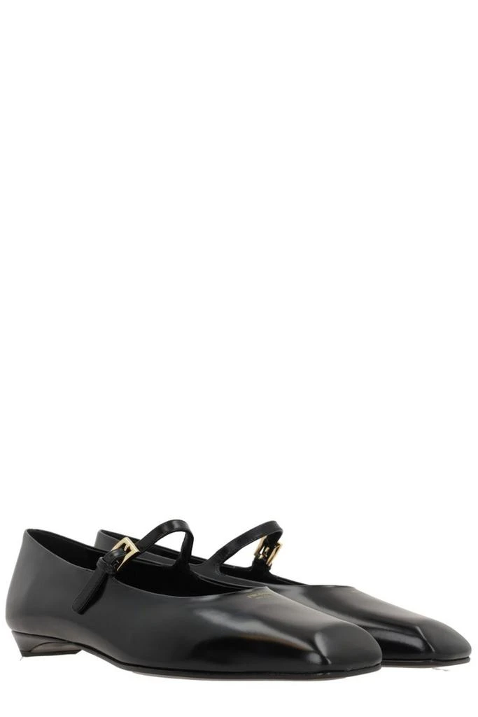 Prada Prada Mary Jane Square-Toe Ballerina Shoes 2