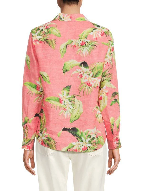 Tommy Bahama La Brisa Blooms Print Linen Shirt 2