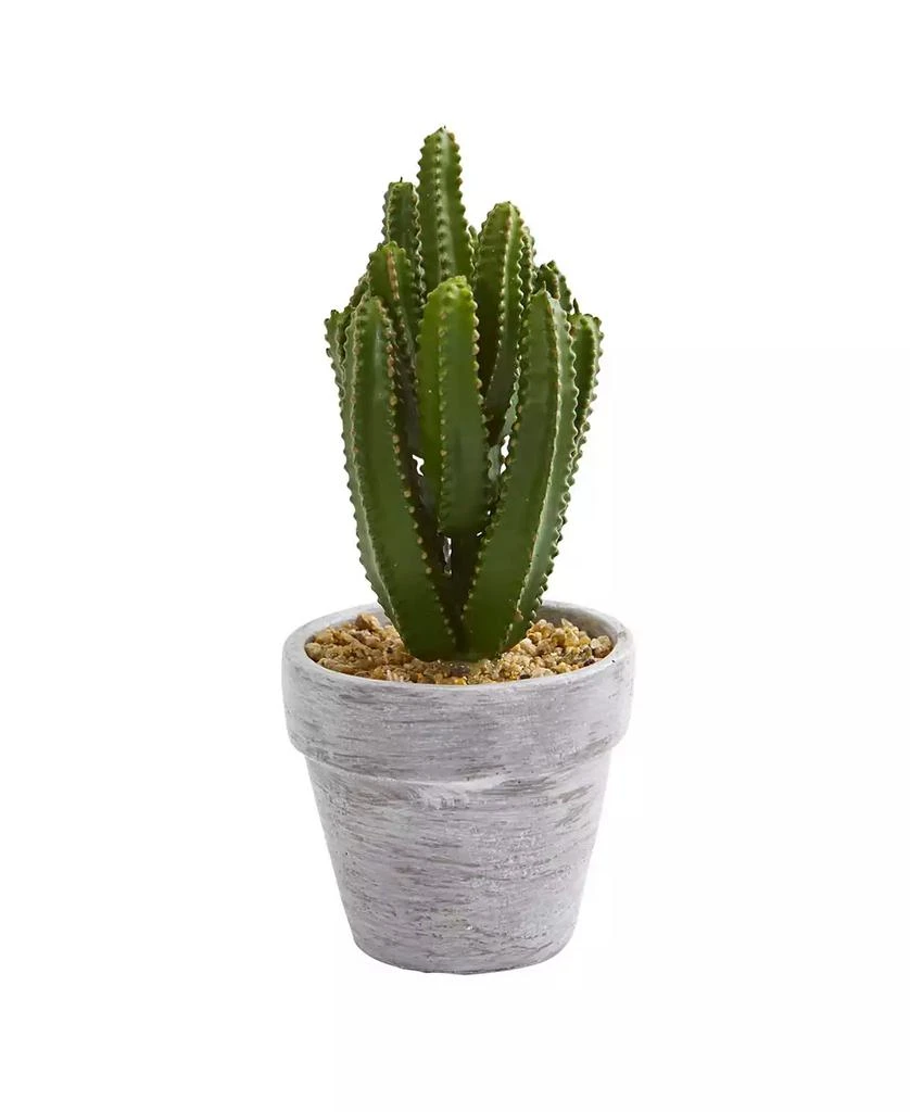 NEARLY NATURAL 8" Cactus Artificial Plant, Set of 3 5
