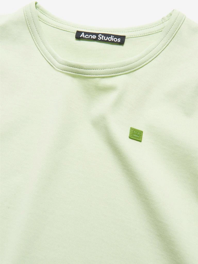 Acne Studios Acne Studios Kids Nash Face T-Shirt in Green 3