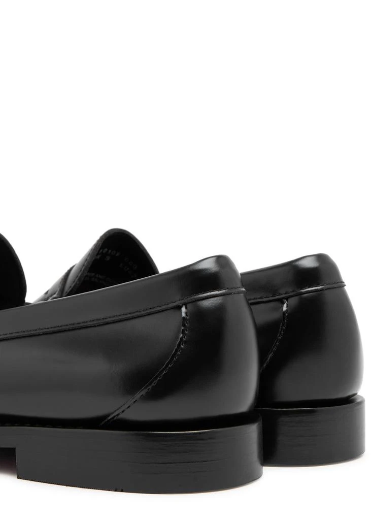G.H BASS & CO Weejuns Larson Weave glossed leather loafers 4