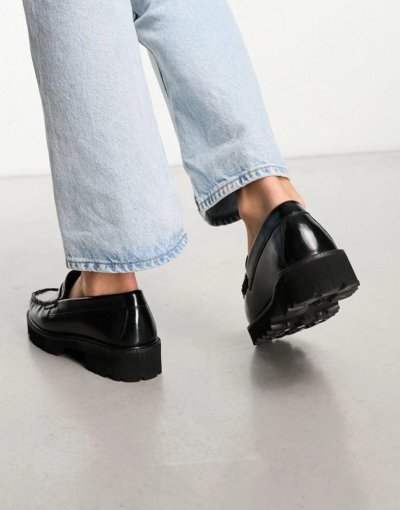 Schuh schuh Lionel loafers in black leather 4