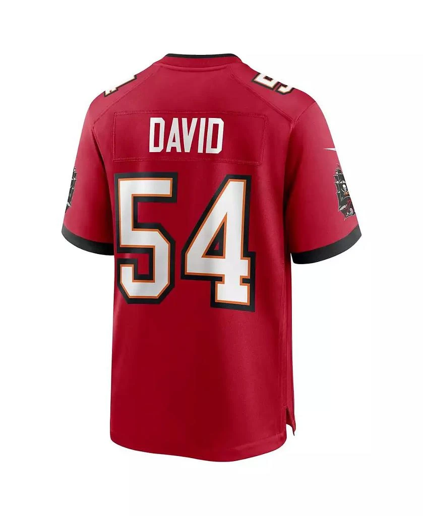 NIKE Men's Lavonte David Red Tampa Bay Buccaneers Game Jersey 3