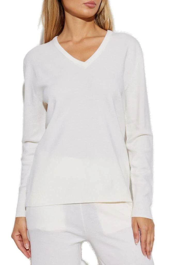 Max Mara Max Mara Pevera V-Neck Knitted Top 2