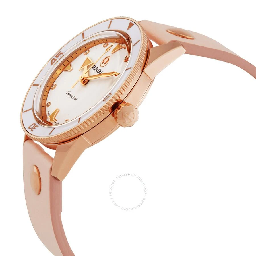 Rado Captain Cook Automatic Diamond White Dial Ladies Watch R32139708 2