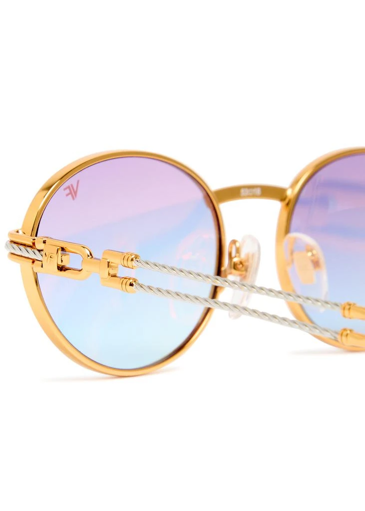 Vintage Frames Company Pac Double Rope Edition oval sunglasses 3