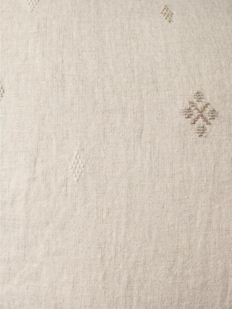 Coyuchi Cambria Embroidered Organic Linen Duvet Cover 3