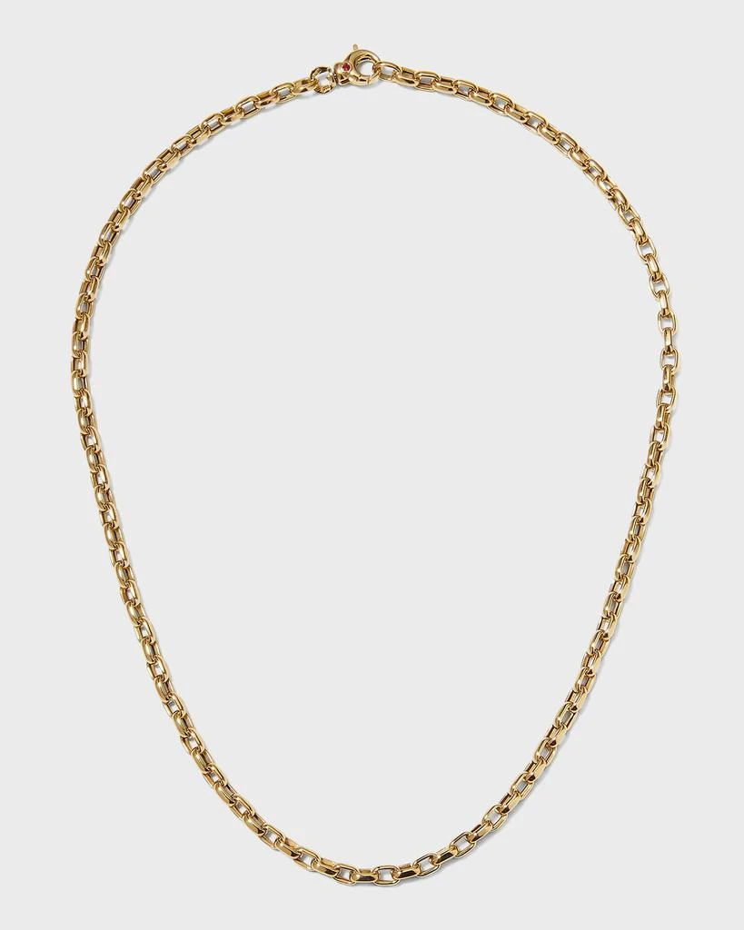 Roberto Coin Yellow Gold Chain Necklace, 17"L