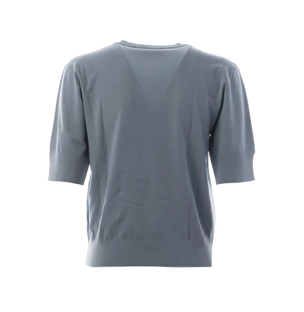 Kaos Kaos Ribbed Hem Crewneck Top 2