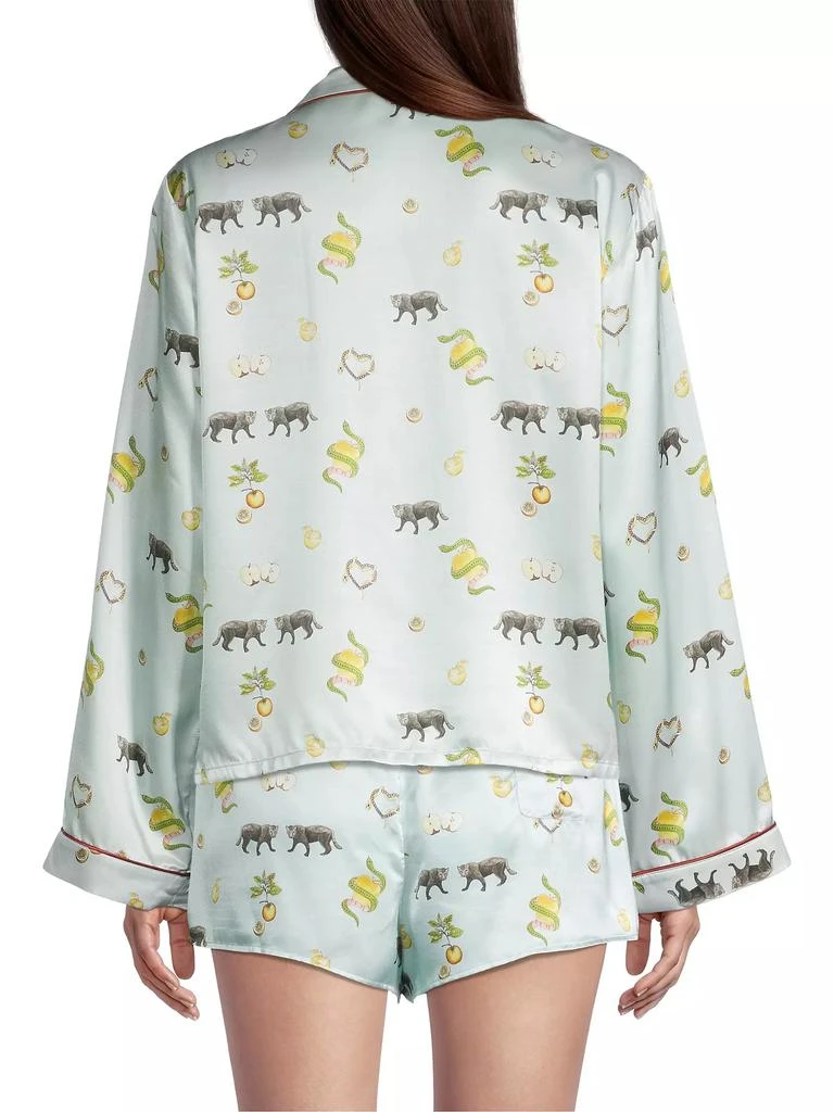 MORGAN LANE Ruthie Printed Pajama Shirt 5