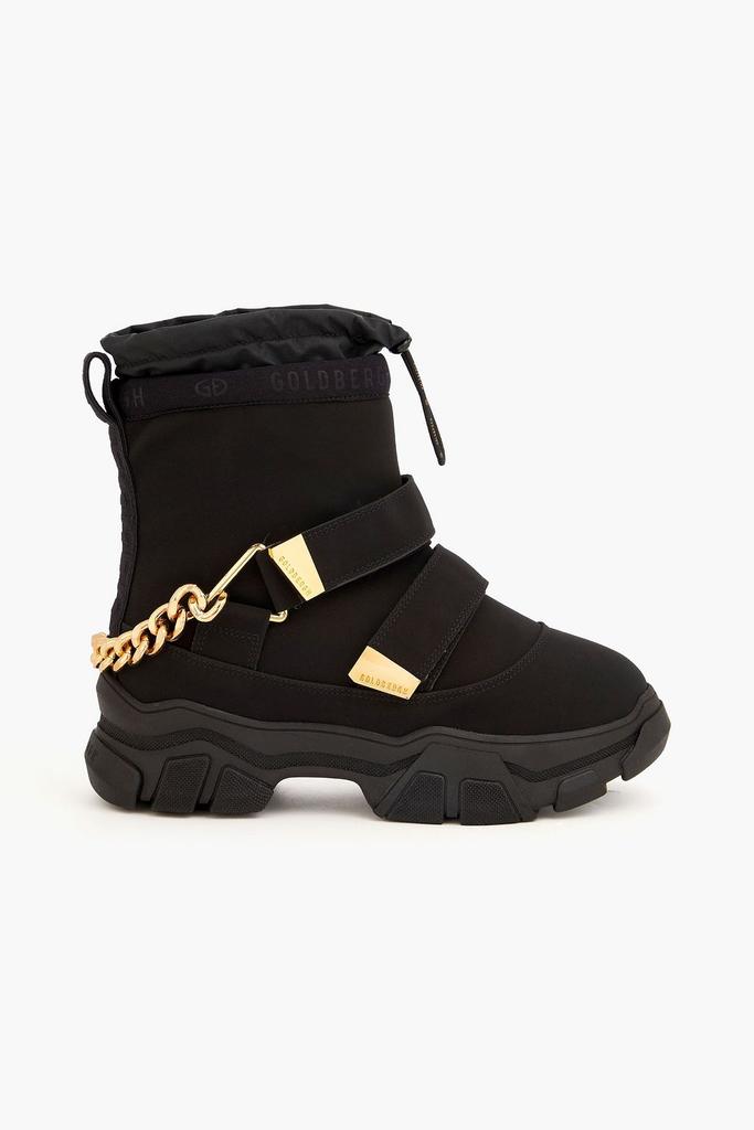 Goldbergh Chain-embellished neoprene snow boots