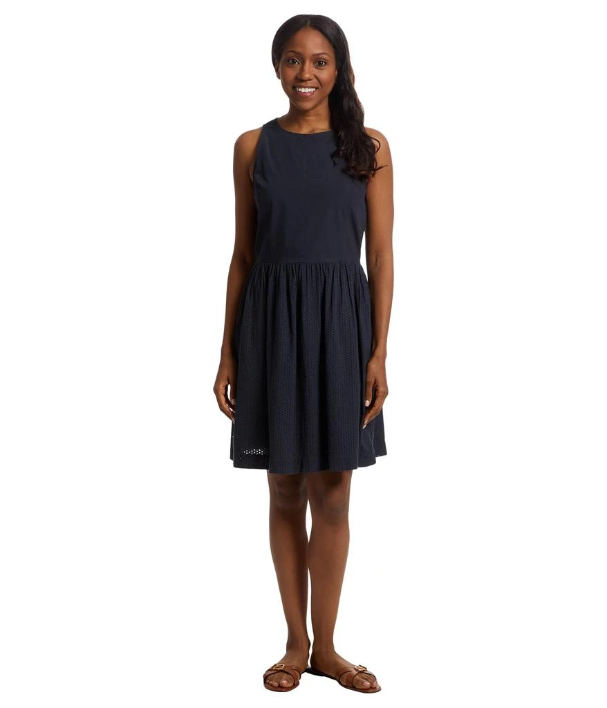 Lilla P Eyelet High-neck Mini Dress 5