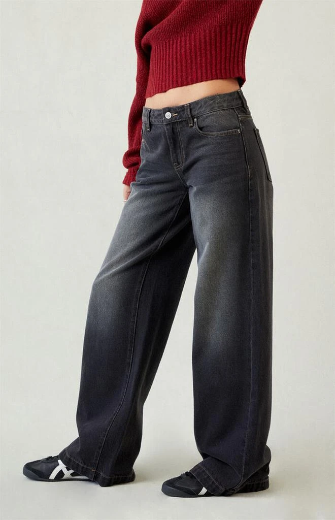 PacSun Casey Low Rise Baggy Jeans Black Tinted 2