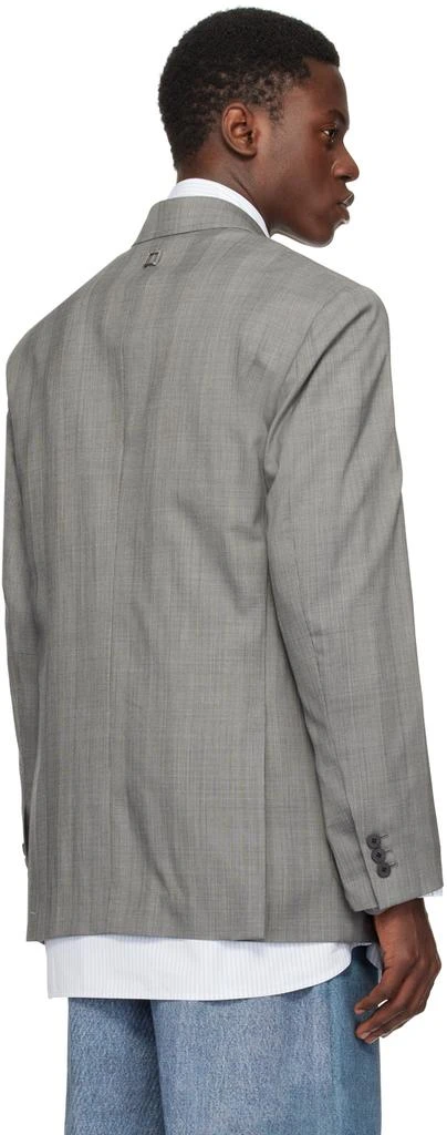 Wooyoungmi Gray Double Breasted Blazer 3