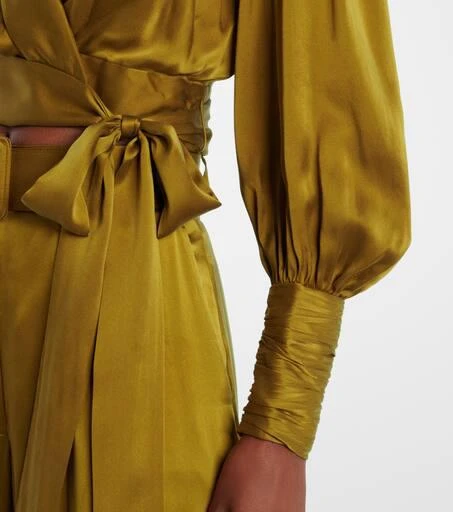 Zimmermann Silk satin wrap top 5