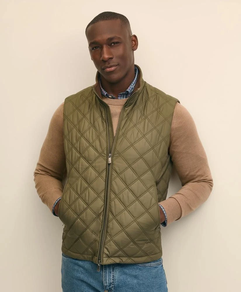 Brooks Brothers Paddock Diamond Quilted Vest