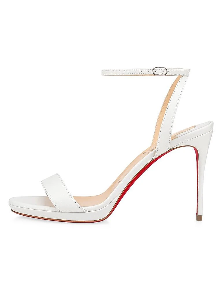 Christian Louboutin Loubi Queen 100MM Leather Sandals 3
