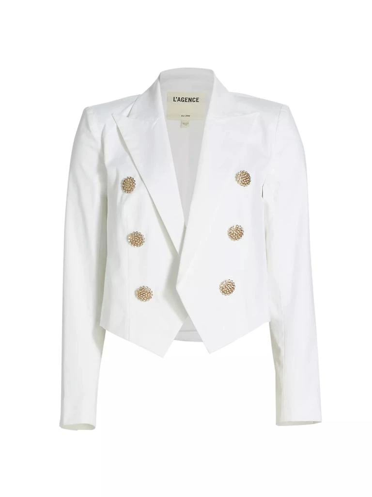 L'Agence Lila Embellished Boxy Blazer 1