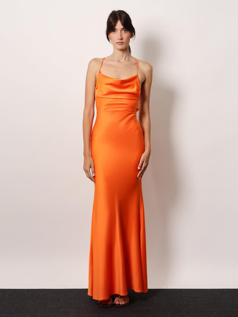ACTUALEE Satin long dress