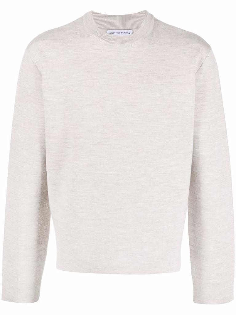 ブルゾン Bottega Veneta Dark Grey Wool Sweatshirt Bottega Veneta® Men's Wool And Cashmere Jumper in Dark grey