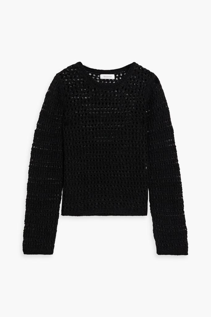 Naadam Open-knit alpaca-blend sweater