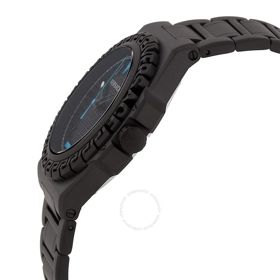 Versace Greca Reaction Quartz Black Dial Men's Watch VE3I00622 2