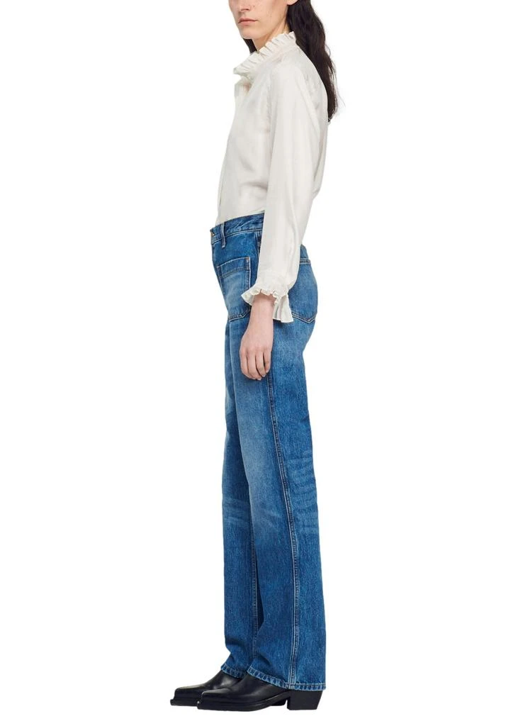 Sandro Flared faded jeans 7