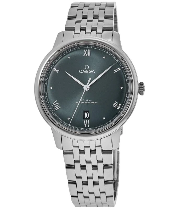 Omega De Ville Prestige Co-Axial Master Chronometer 40mm Automatic Green Dial Steel Men's Watch 434.10.40.20.10.001 WatchMaxx