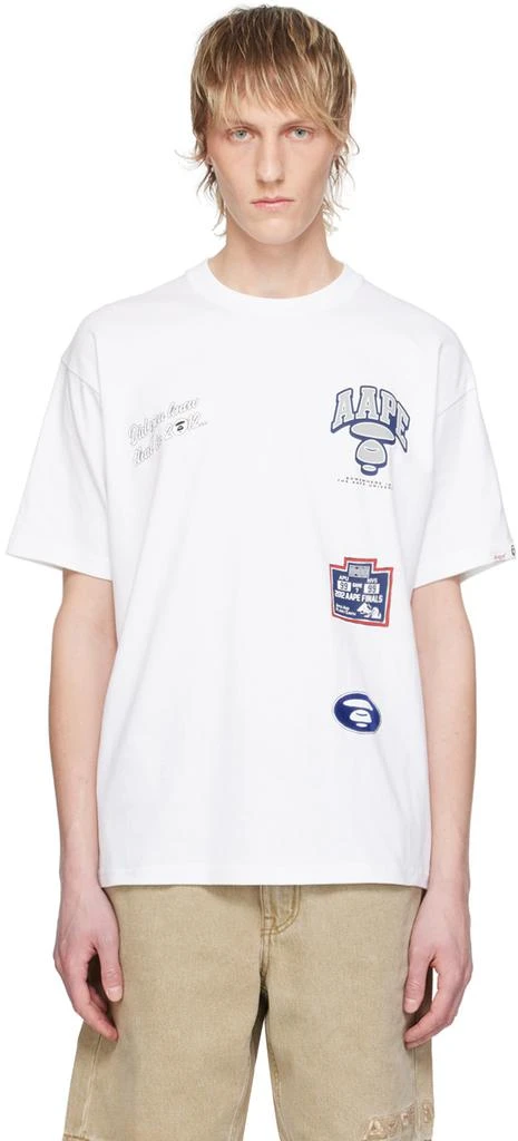 AAPE by A Bathing Ape White Theme T-Shirt 1