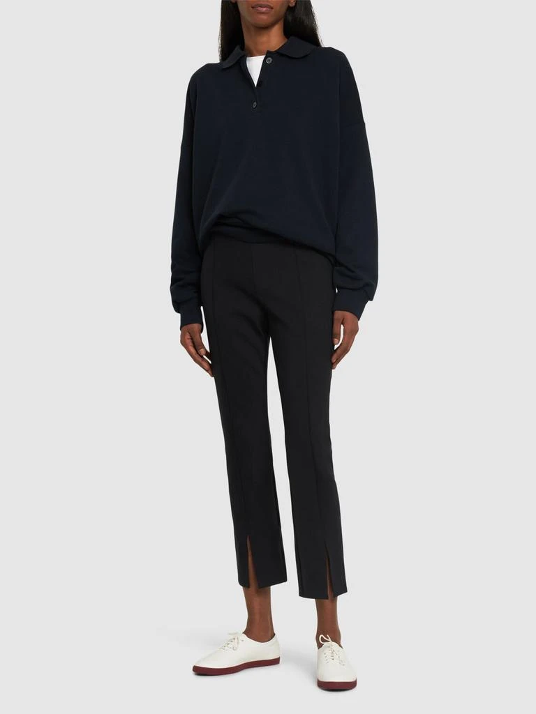 THE ROW Thilde Cropped Jersey Pants 1