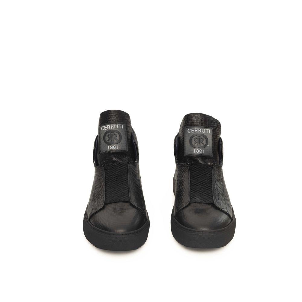 Cerruti Black CALF Leather Sneaker
