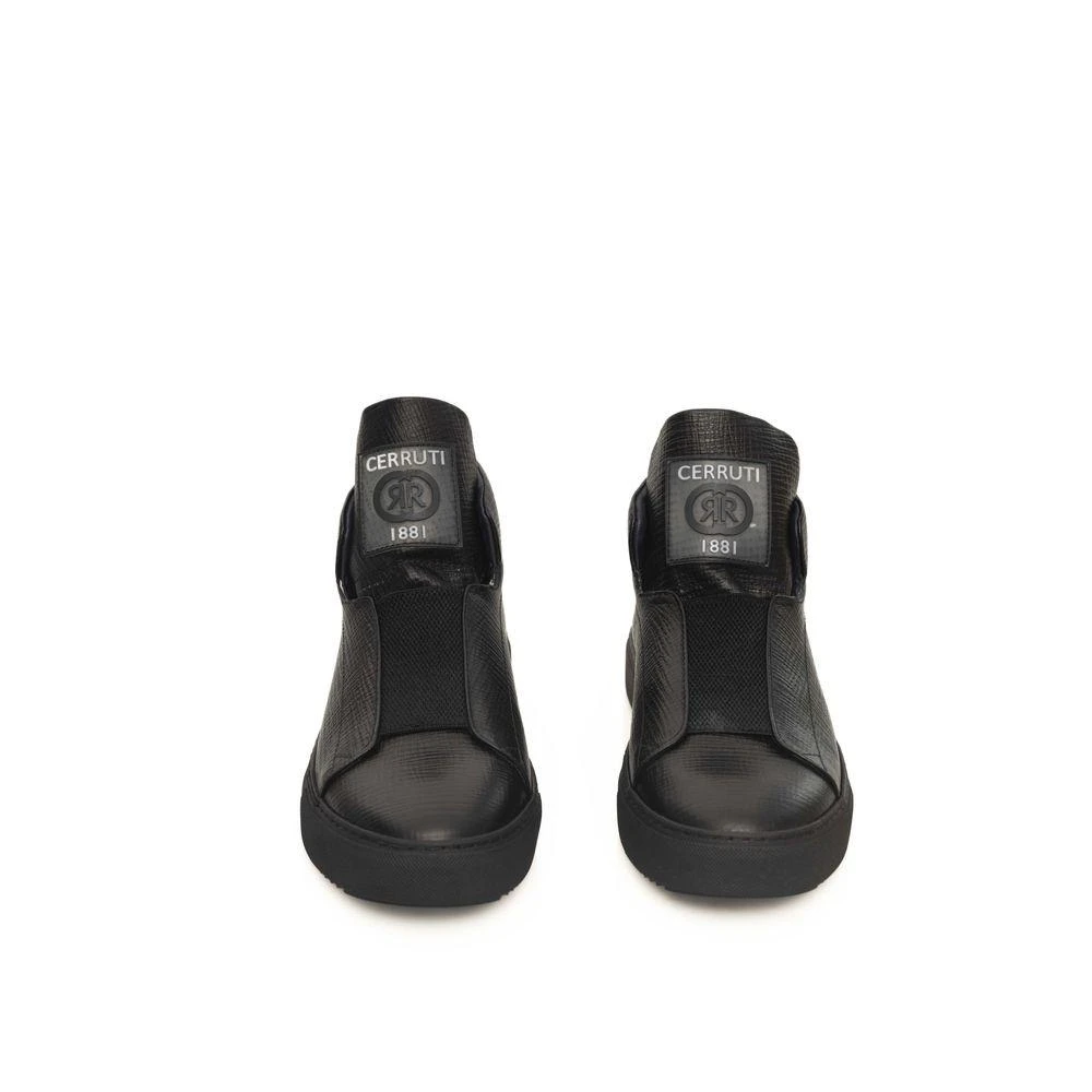 Cerruti Black CALF Leather Sneaker 2