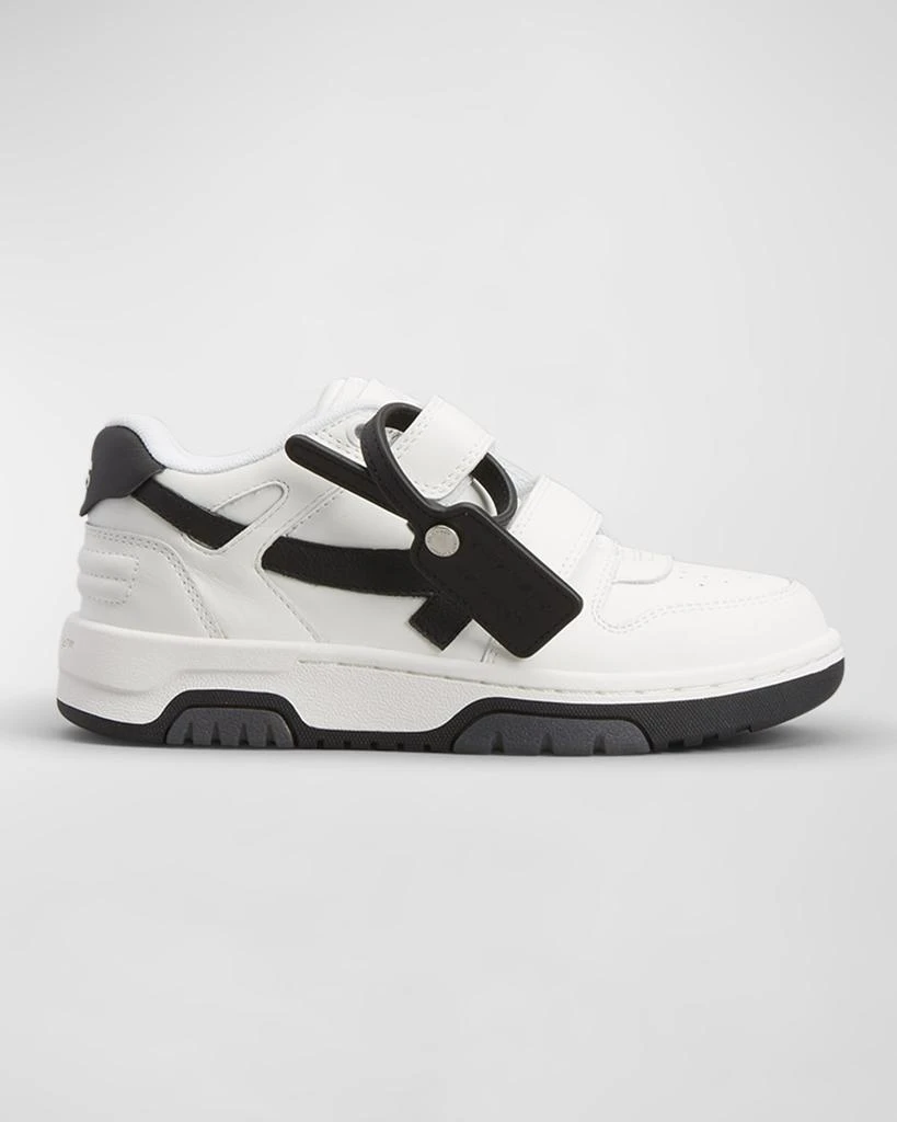 Off-White Kid's Out Of Office Leather Sneakers, Size Toddler/Kids 1