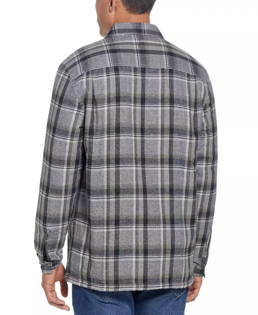 Weatherproof Vintage Men's Sherpa-Lined Flannel Shirt Jacket 2
