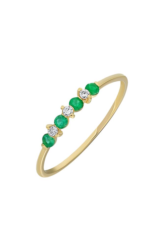 Bony Levy El Mar Trend Emerald & Diamond Ring - 0.04ct.