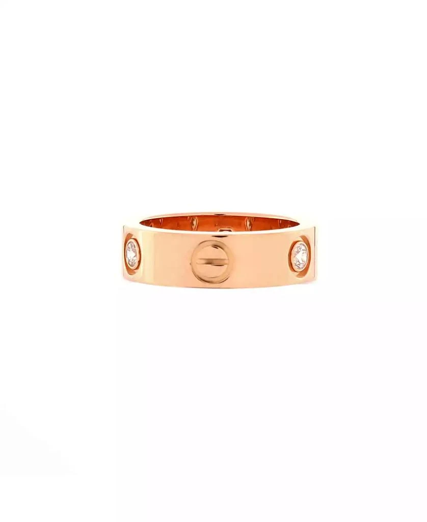 Cartier Love 3 Diamonds Band Ring 5