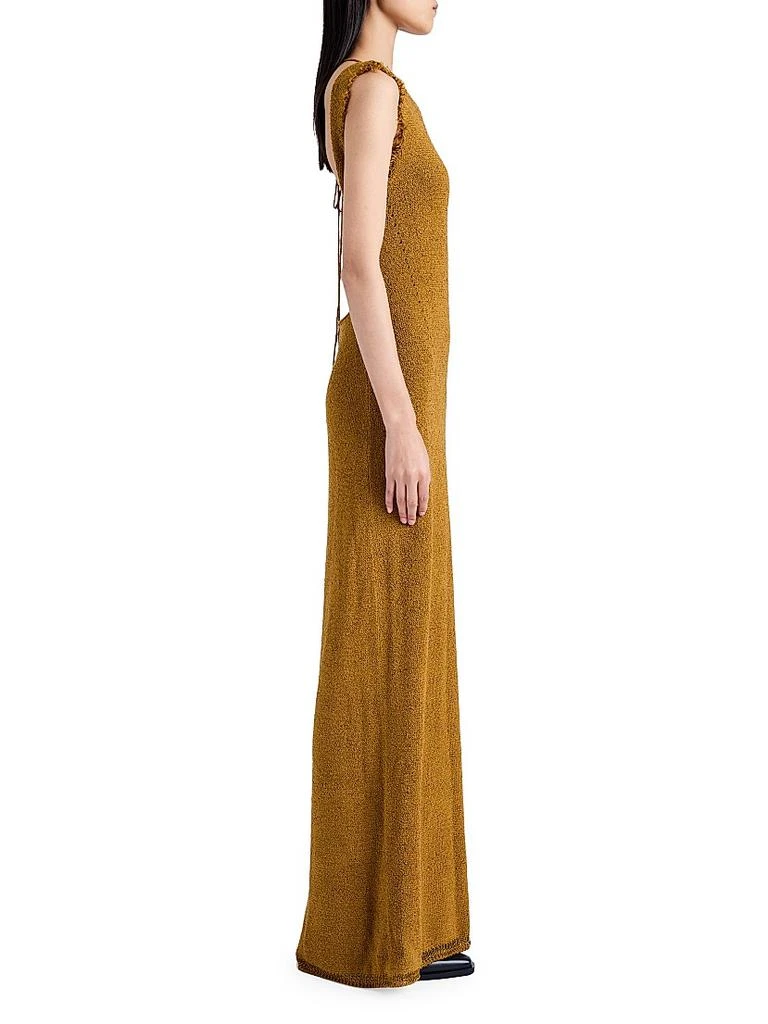 chinese dress ladies Self-Portrait - Navy Metallic Boucle Maxi Dress