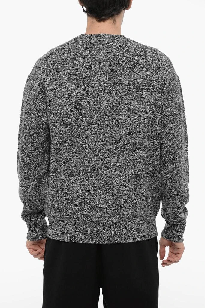 Neil Barrett Wool and Nylon Crew-neck Sweater with Cut Out Detail 2