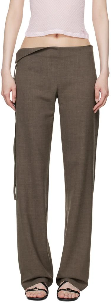 Paloma Wool Brown Sandal Trousers 1