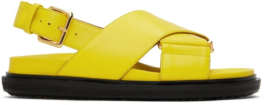 Marni Yellow Fussbett Sandals 1