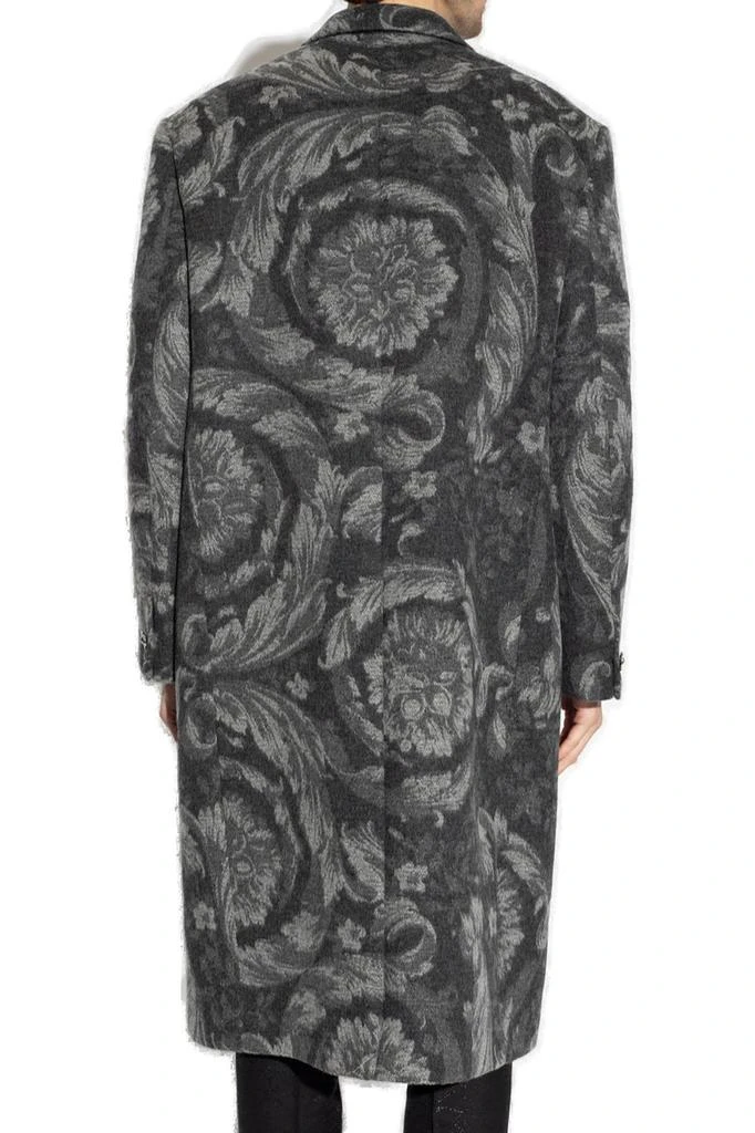 Versace Versace Barocco Double Breasted Long Coat 3