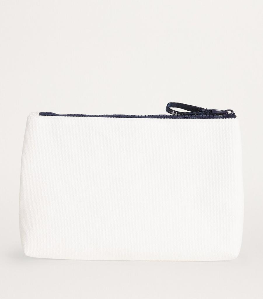 Harrods Small Cotton Logo Pouch